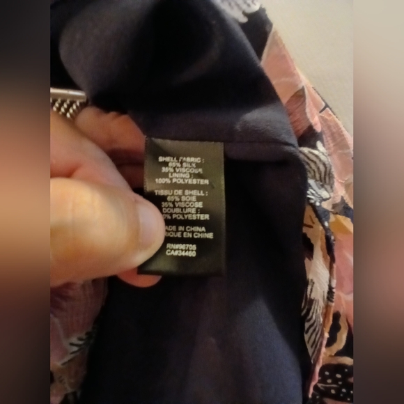 Rebecca Taylor NWOT Feminine Peasant Boho Floral W/ Neck Ruffle Blouse Size 4 - Picture 13 of 16